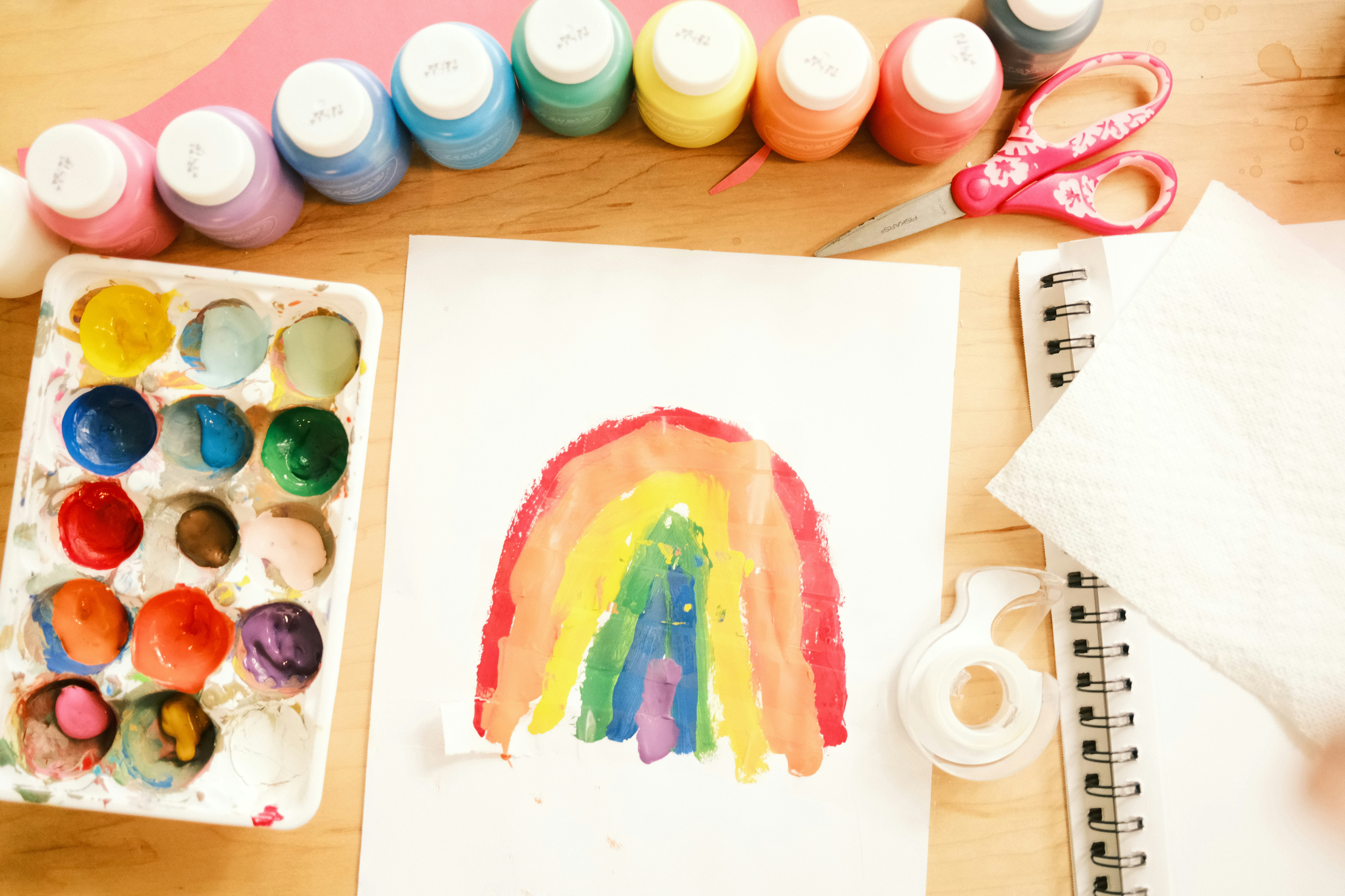 Creative notebook and crafts